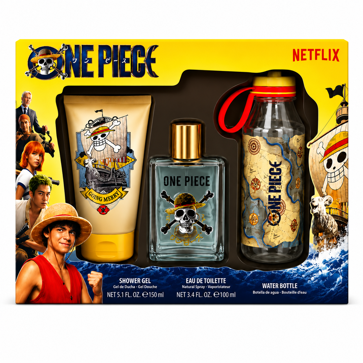 One Piece Gift Set, Gift Set me licencë të serialit të Netflix.