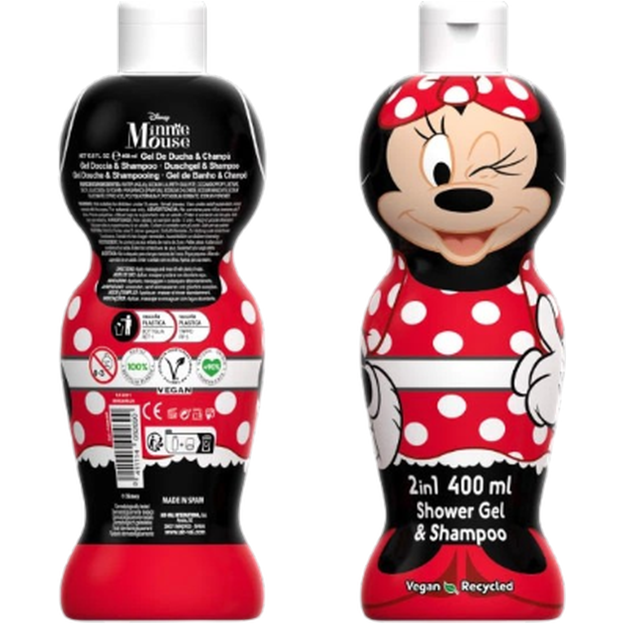 Minnie Mouse 2 në 1 Shower Gel & Shampoo – 400 ml
